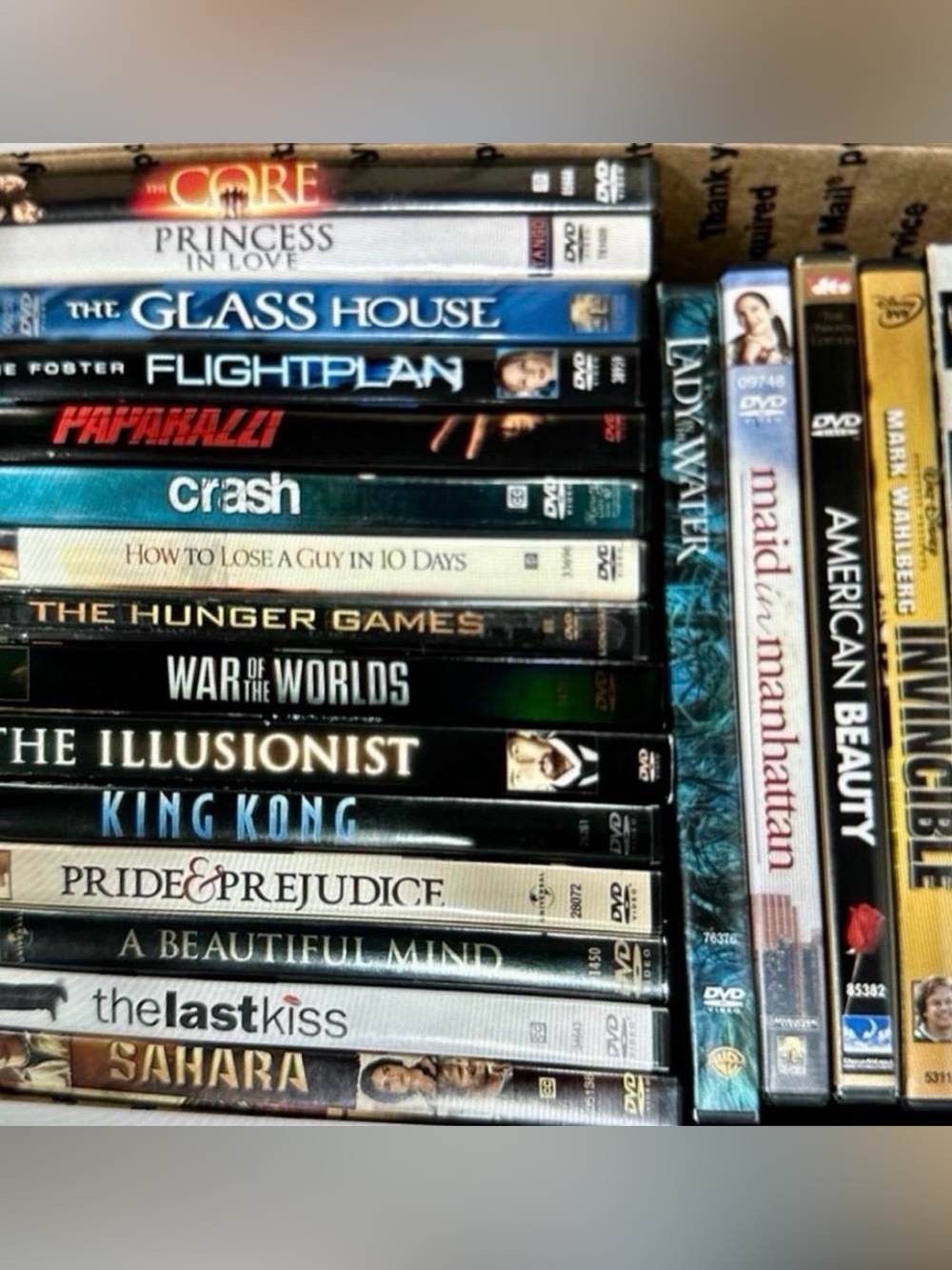 19 Pre-Owned Mixed #DVDs #Movies Lot In Boxes 
Rated PG13- Rated R- in Boxes-exc